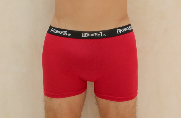 Jackard Elastic Smooth Boxer Trunk